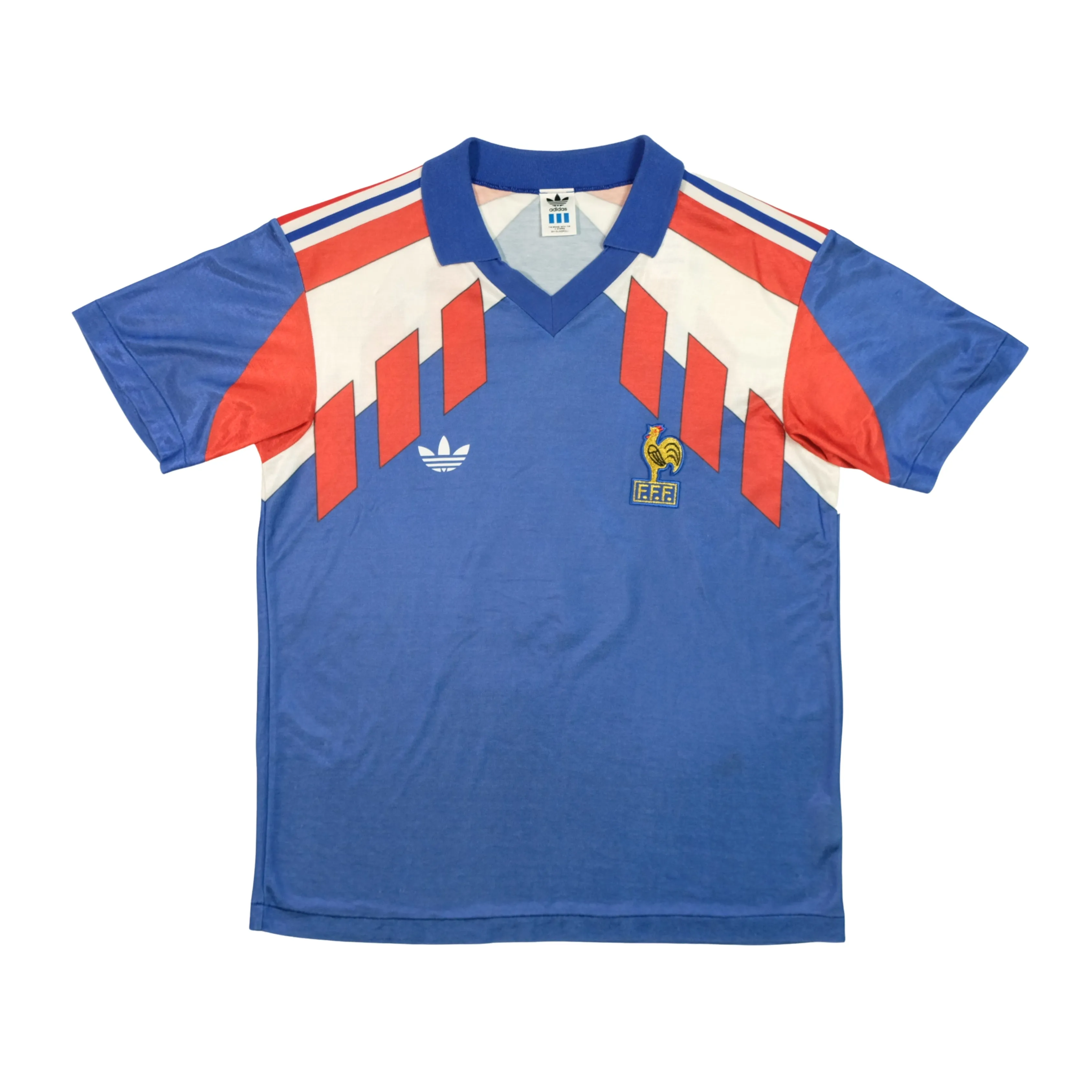 France Original 1990/1992 Adidas Home Football Shirt Small/Medium