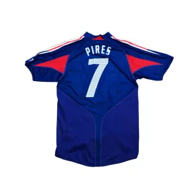 France Original Pires 2004/2006 Adidas Home Football Shirt Medium