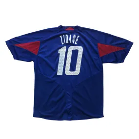 France Original Zidane 2004/2006 Adidas Home Football Shirt Large