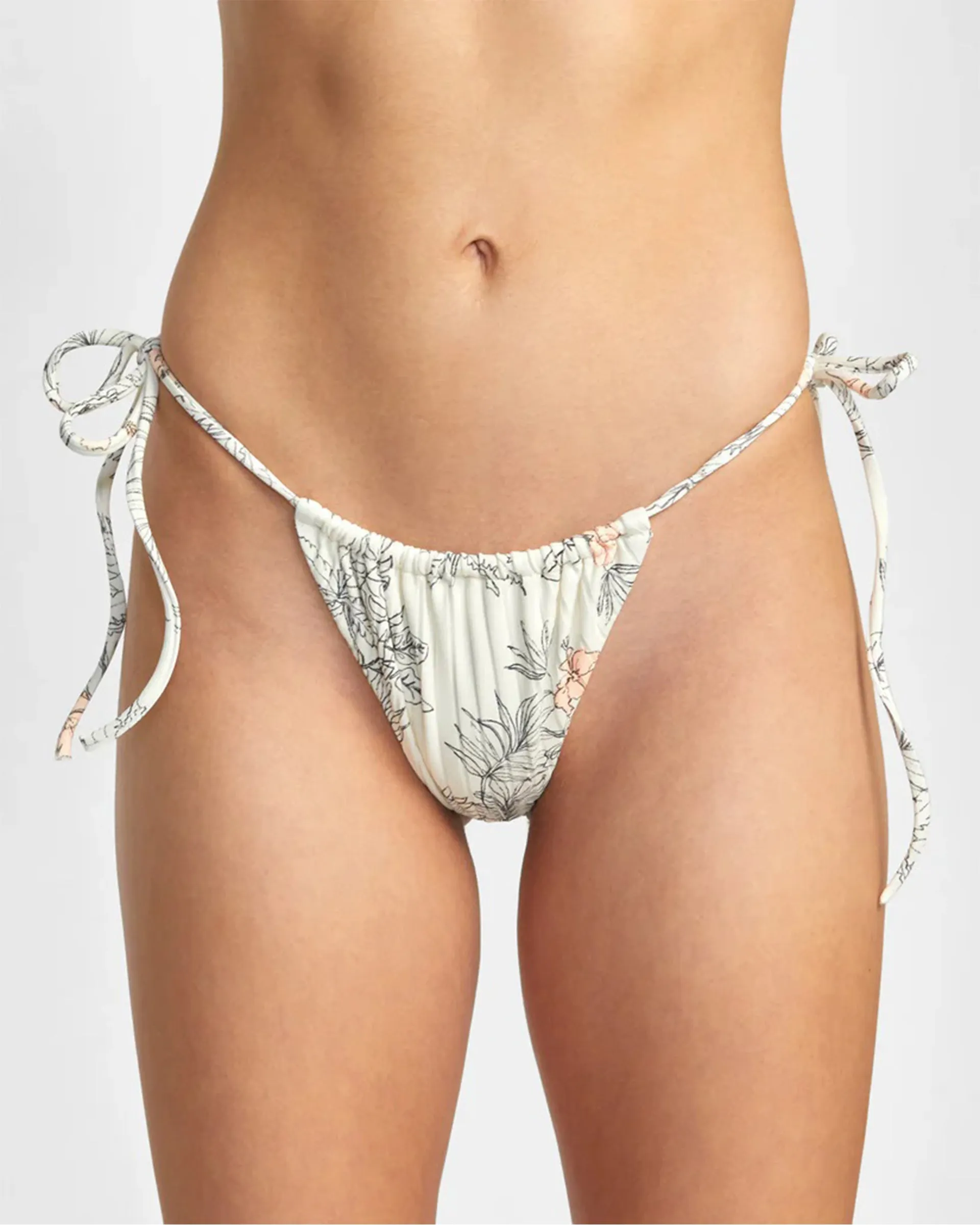 Free Hand Slide Tie Skimpy Bikini Bottoms