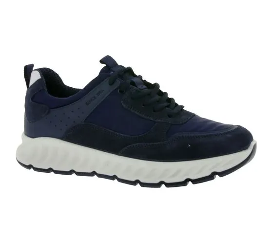 FRETZ men Saul sneakers uomo Made in Italy in vera pelle con plantare estraibile 6011.7879 32 Blu