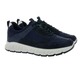 FRETZ men Saul sneakers uomo Made in Italy in vera pelle con plantare estraibile 6011.7879 32 Blu