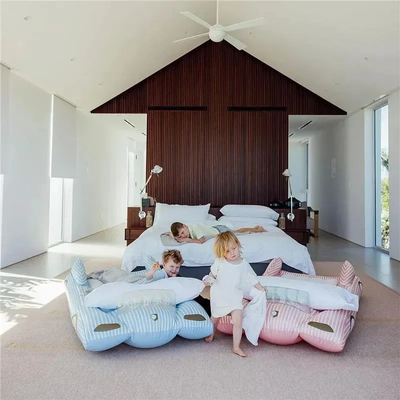 Funboy - Kids Pink Inflatable Travel Bed & Mattress