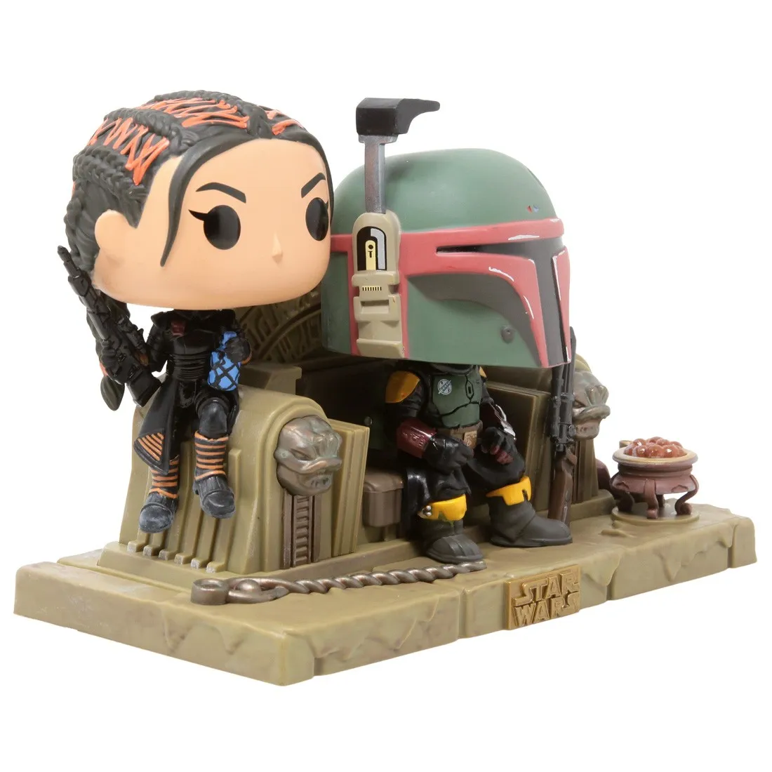 Funko POP Moment Star Wars The Mandalorian - Boba Fett And Fennec Shand (green)