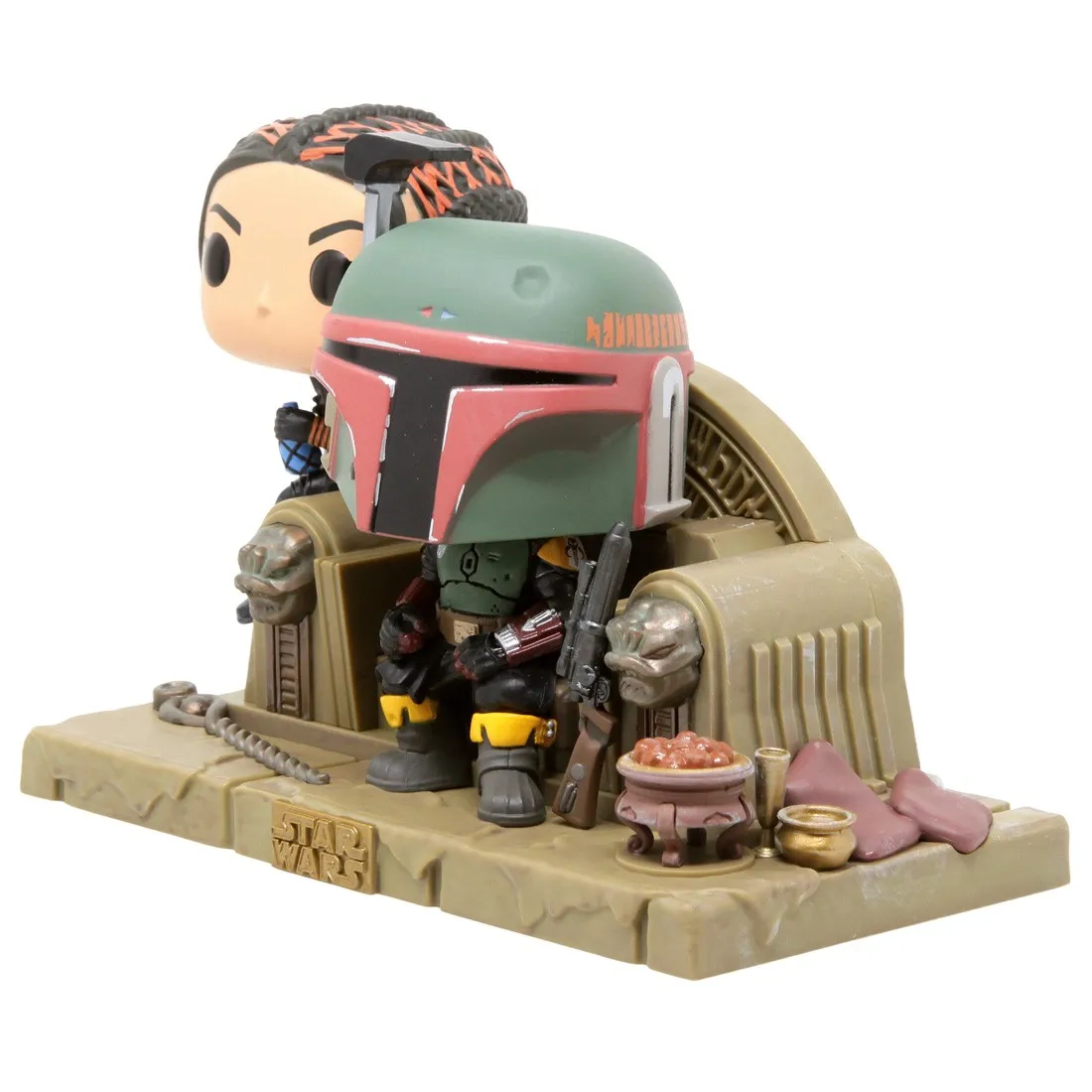 Funko POP Moment Star Wars The Mandalorian - Boba Fett And Fennec Shand (green)