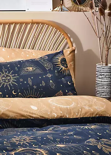 furn. Constellation Reversible Duvet Cover Set - Navy | Kaleidoscope