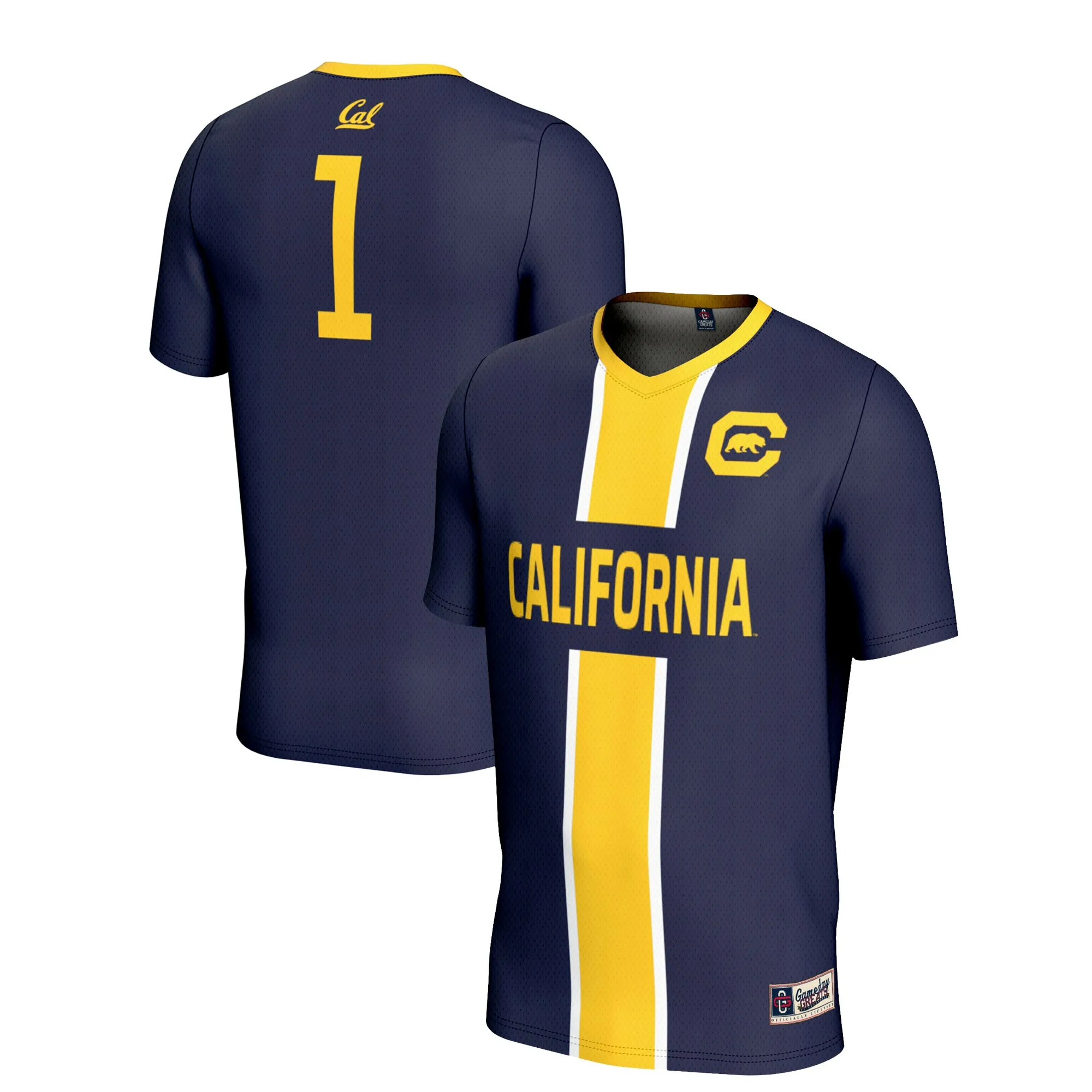 GameDay Greats #1 Cal Bears Youth Navy Lightweight Soccer Jersey