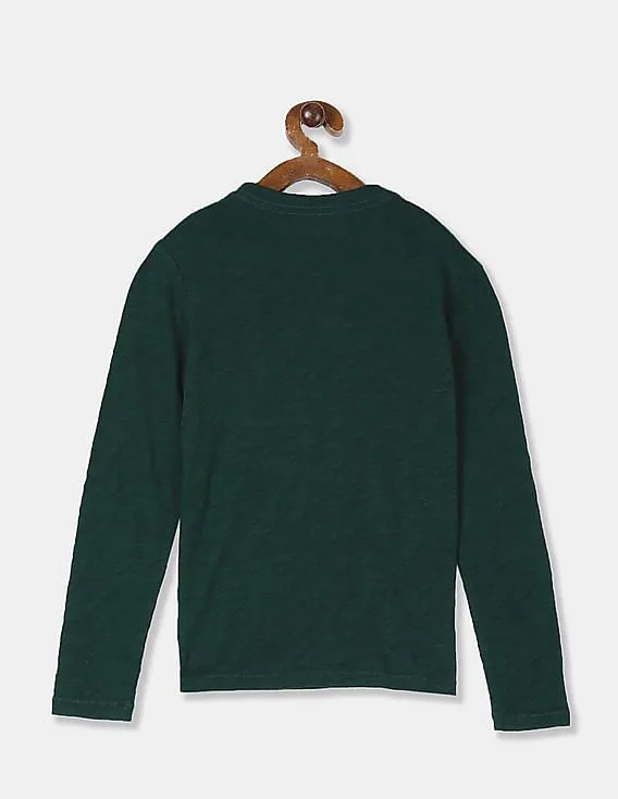 GAP Boys Green Long Sleeve Star Wars™ Graphic T-Shirt