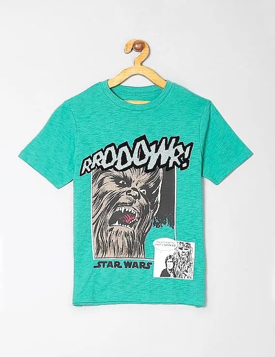 GAP Boys Green Star Wars™ Graphic T-Shirt
