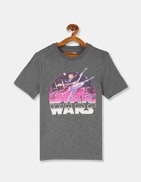GAP Boys Grey Star Wars Graphic Crew Neck T-Shirt