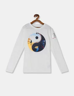 GAP Boys White Long Sleeve Star Wars™ Graphic T-Shirt