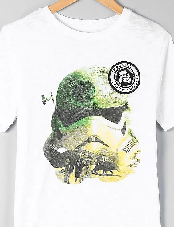 GAP Boys White Star Wars™ Graphic T-Shirt