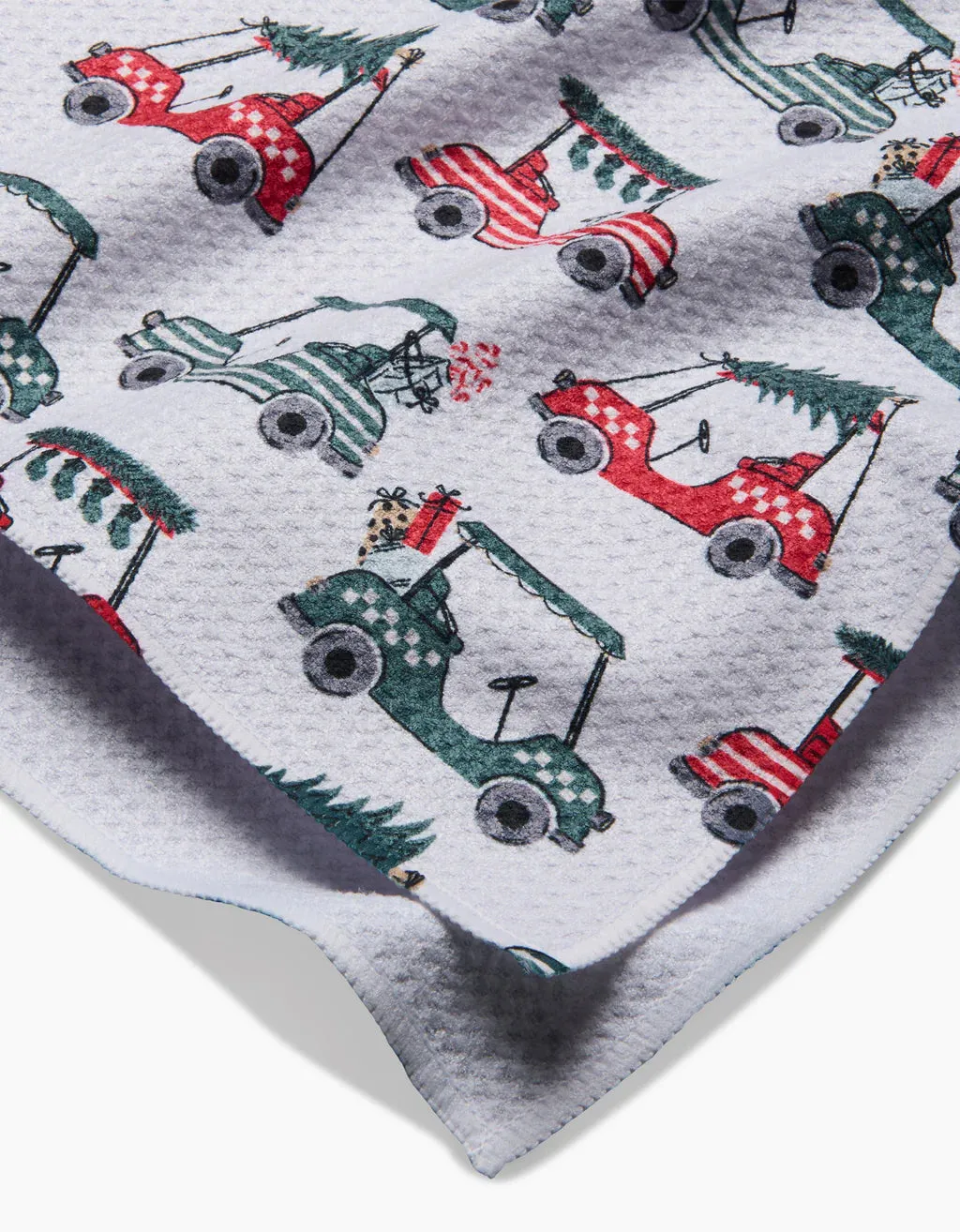 Geometry Holiday Golf Kitchen Tea Towel