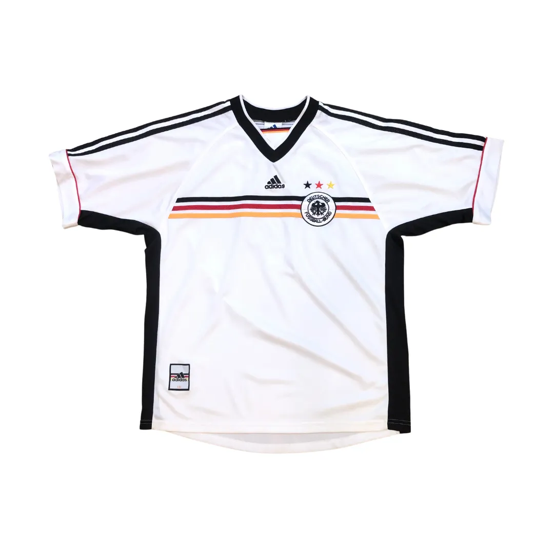 Germany Original Home Football Shirt 1998 Adidas Large