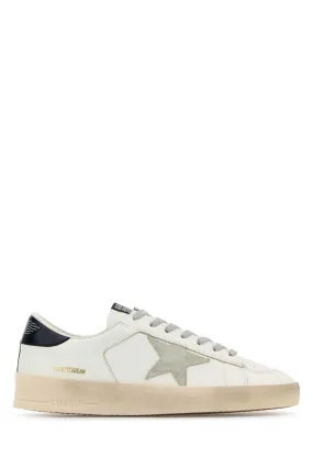 Golden Goose Deluxe Brand White Leather Stardan Sneakers