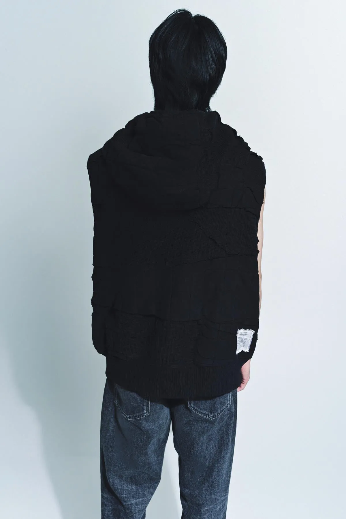 GREG LAUREN | STITCHWORK PUFFY VEST