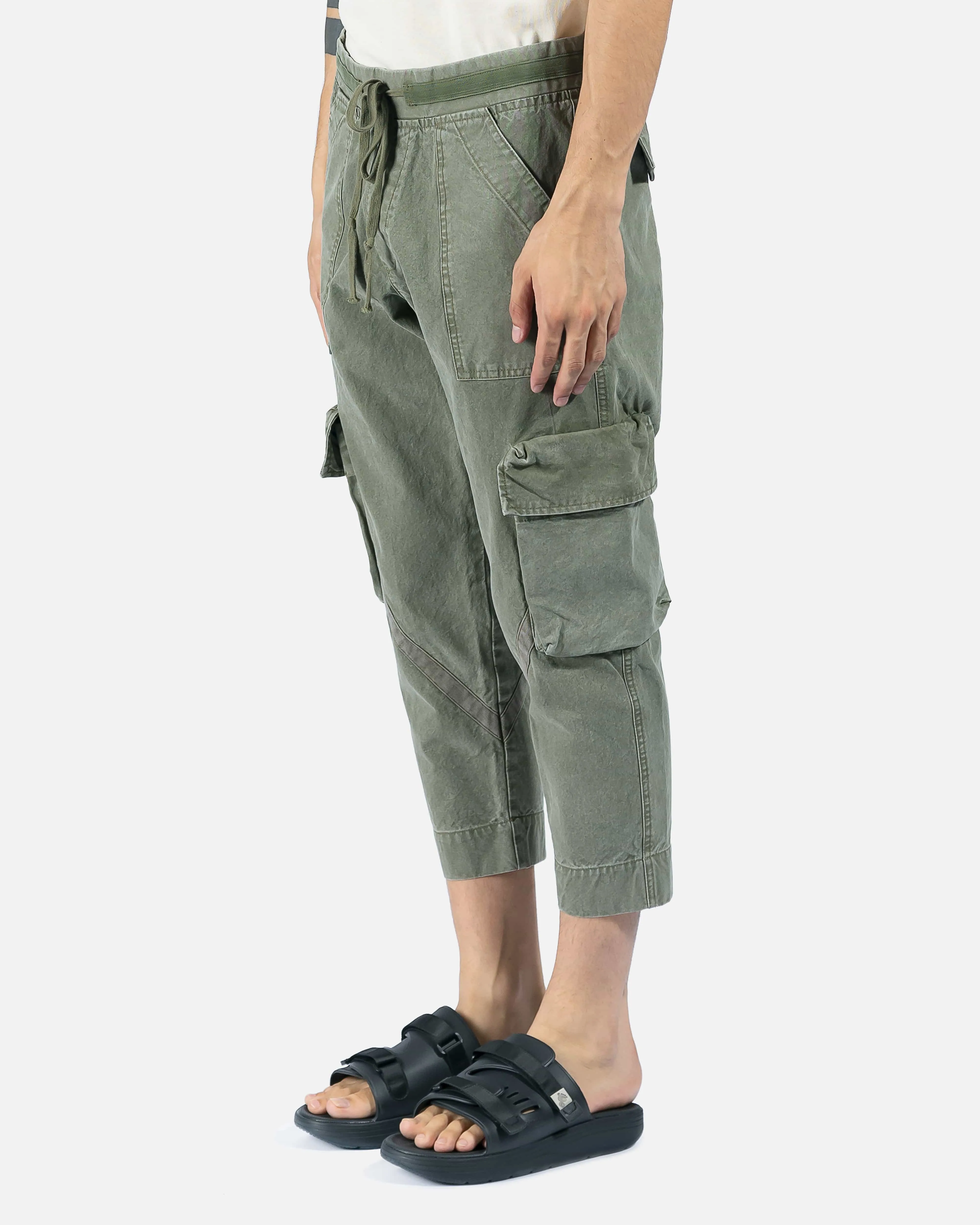 Greg Lauren Tent Canvas Basic Cargo in Olive