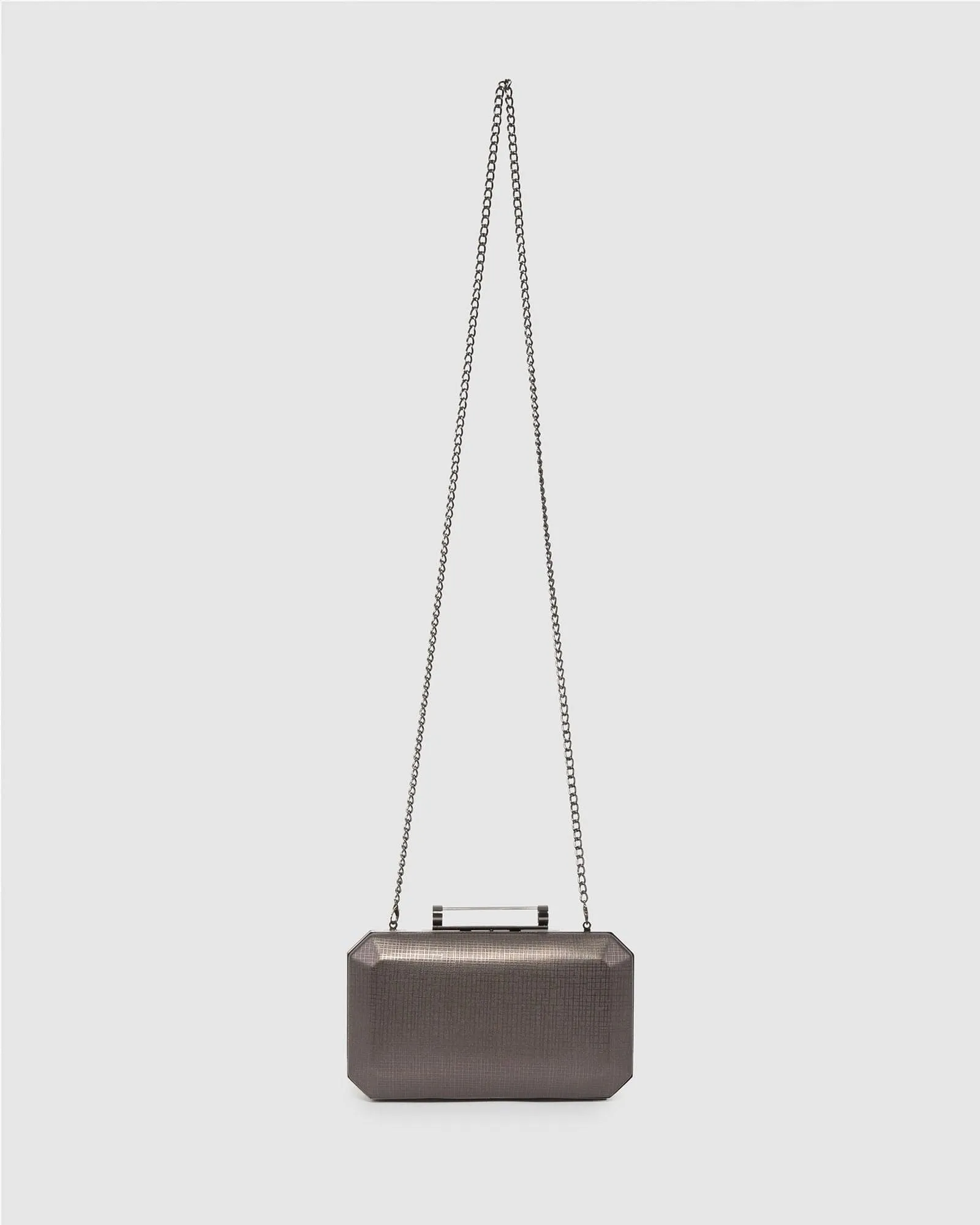 Grey Chiara Clutch Bag