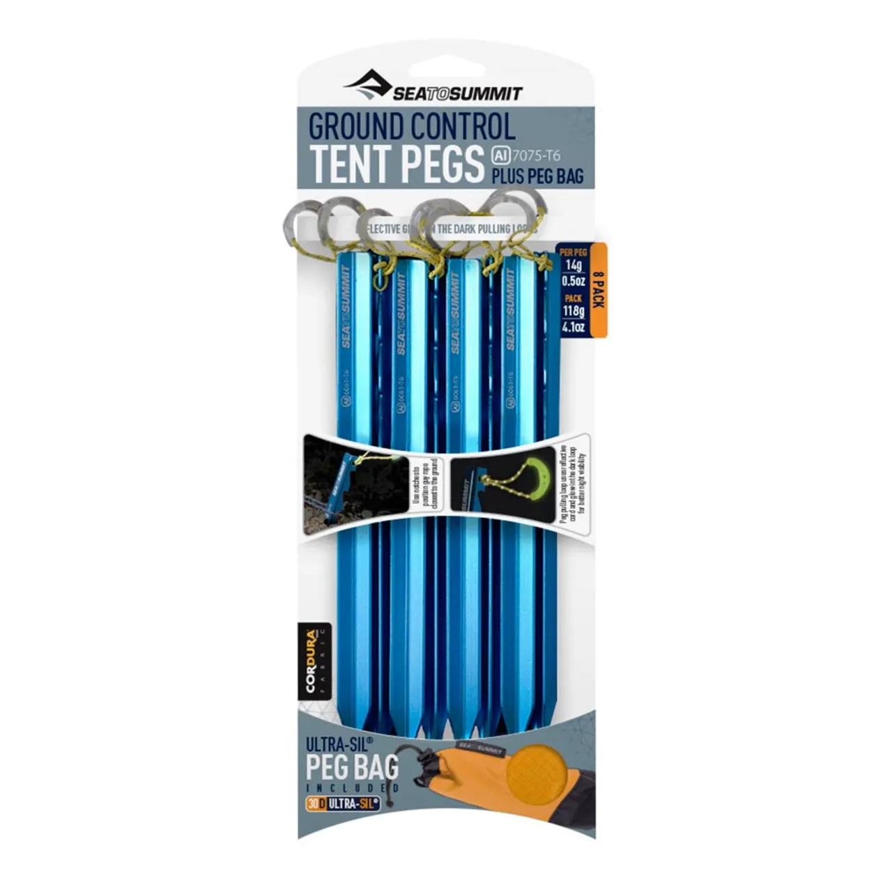 Ground Control Tent Peg (8pk)