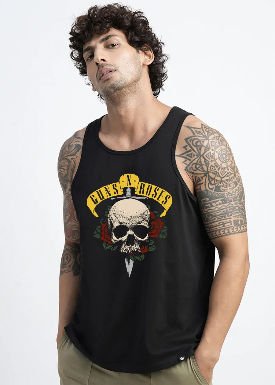 Guns N Roses Mens Printed Vest