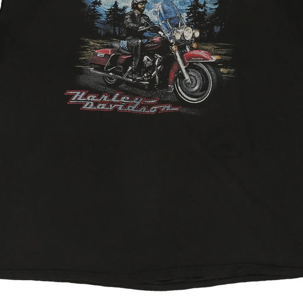 Harley Davidson Graphic Vest - 2XL Black Cotton