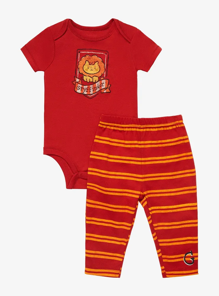 Harry Potter Gryffindor Crest Infant One-Piece Set - BoxLunch Exclusive