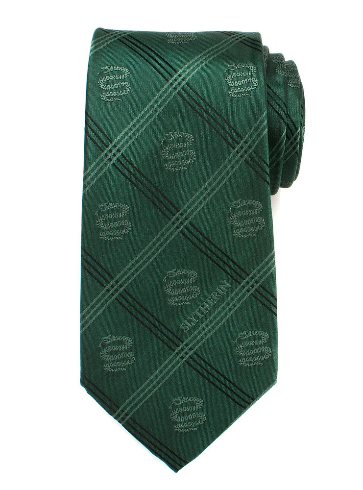 Harry Potter Slytherin Plaid Tie