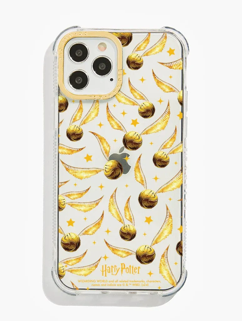 Harry Potter x Skinnydip Golden Snitch Shock iPhone Case