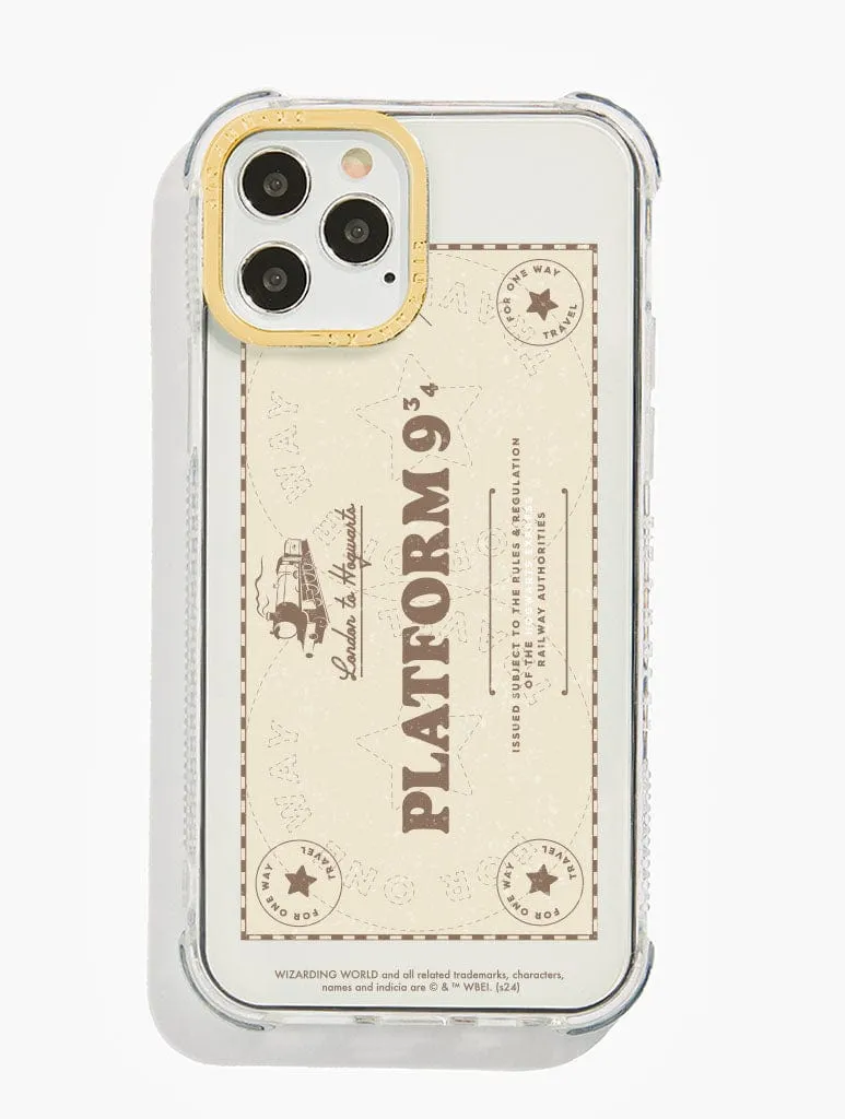 Harry Potter x Skinnydip Hogwarts Express Ticket Shock iPhone Case