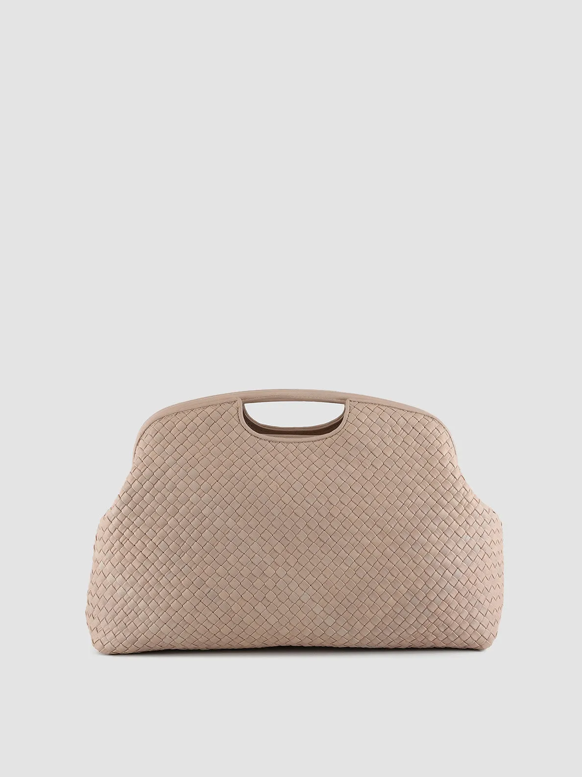 HELEN 09 - Rose Leather Clutch Bag
