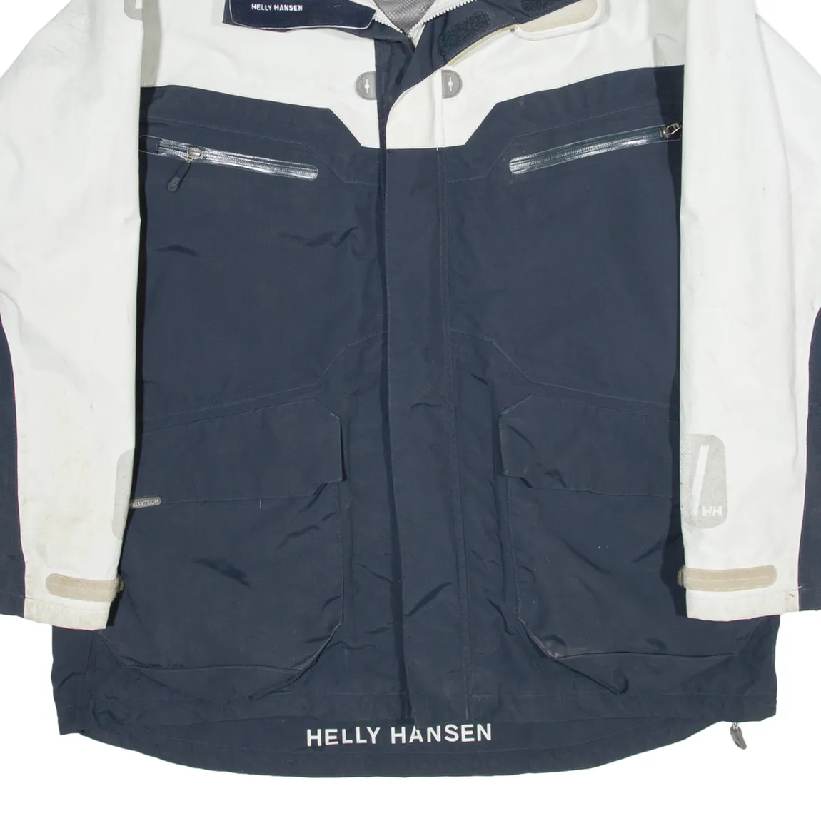 HELLY HANSEN Mesh Lined Mens Jacket Grey Hooded XL