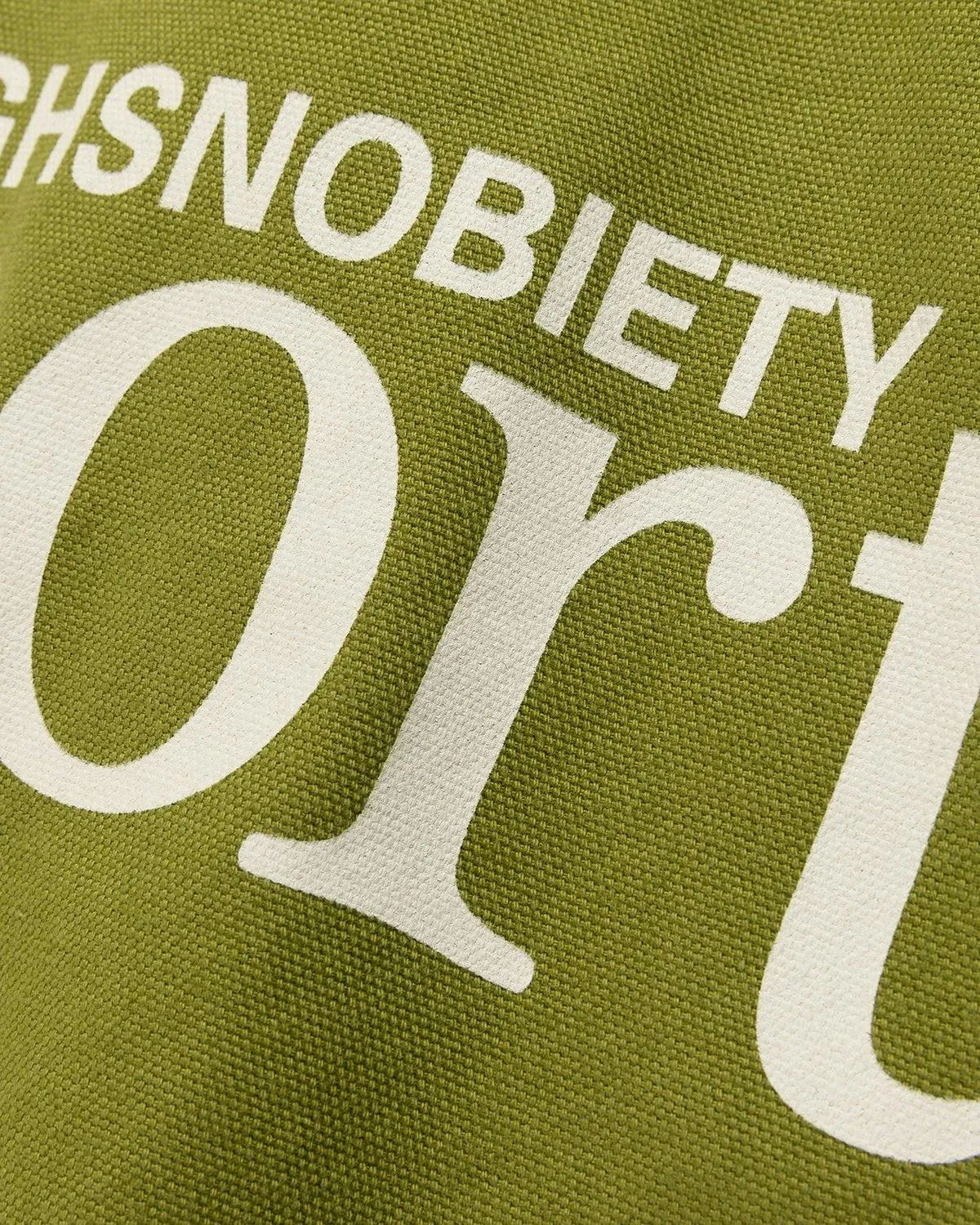 Highsnobiety – HS Sports Logo Tote Bag Green/Khaki | Highsnobiety Shop