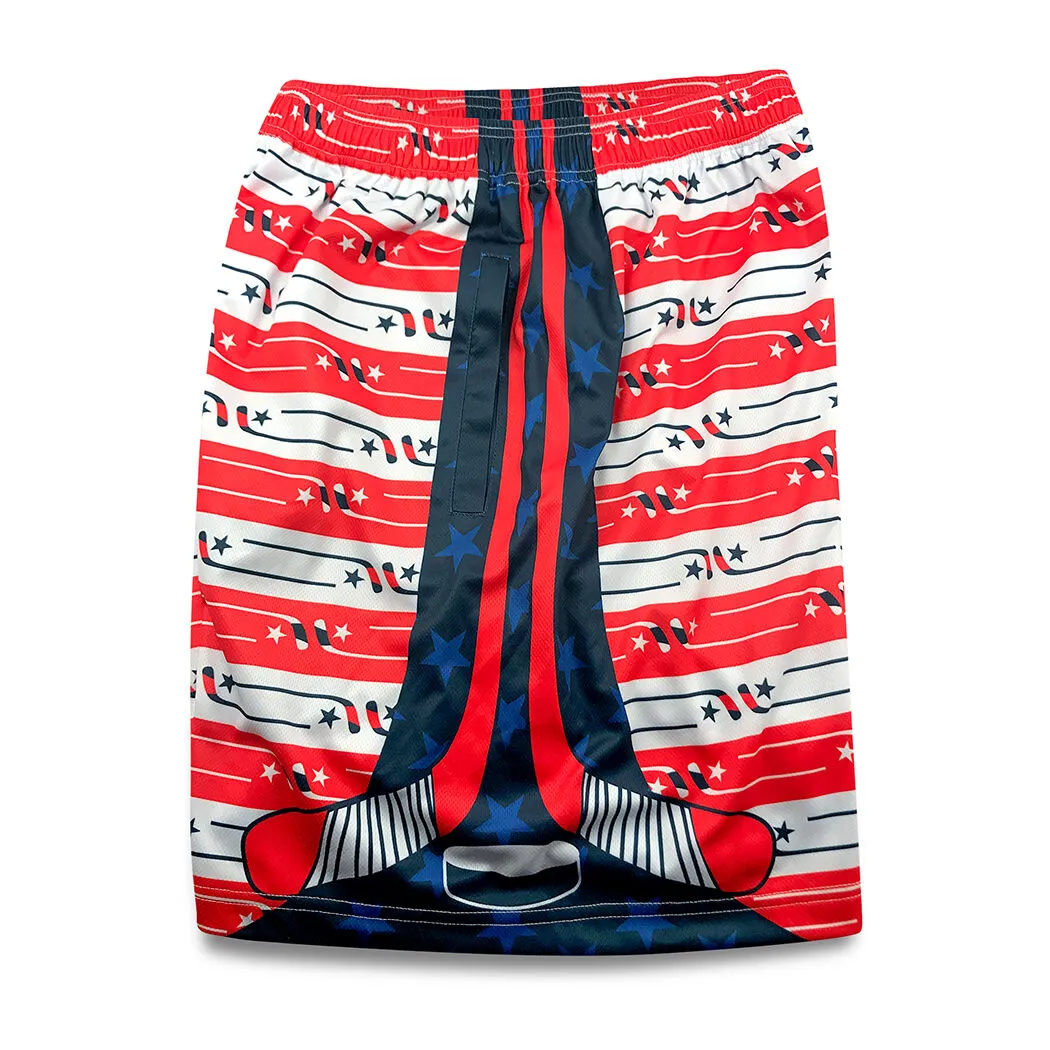Hockey Beckett™ Shorts - Stars & Stripes 