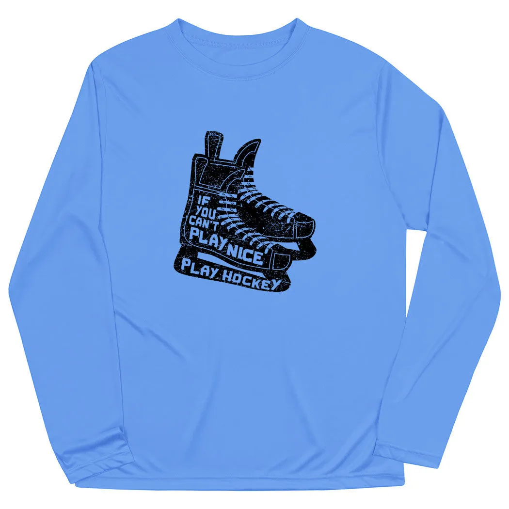 Hockey Long Sleeve Performance Tee - Play Hockey 