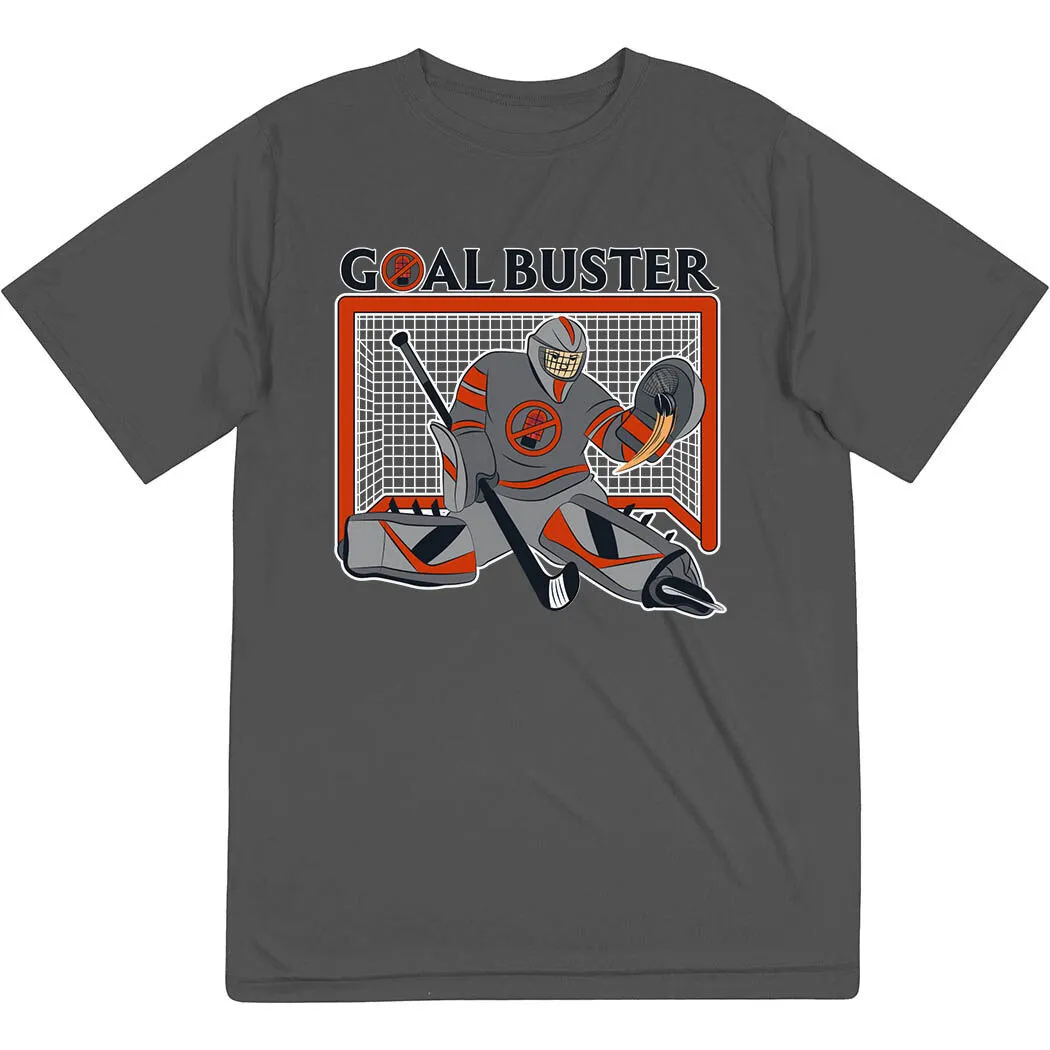 Hockey Short Sleeve Performance Tee - Goal Buster 