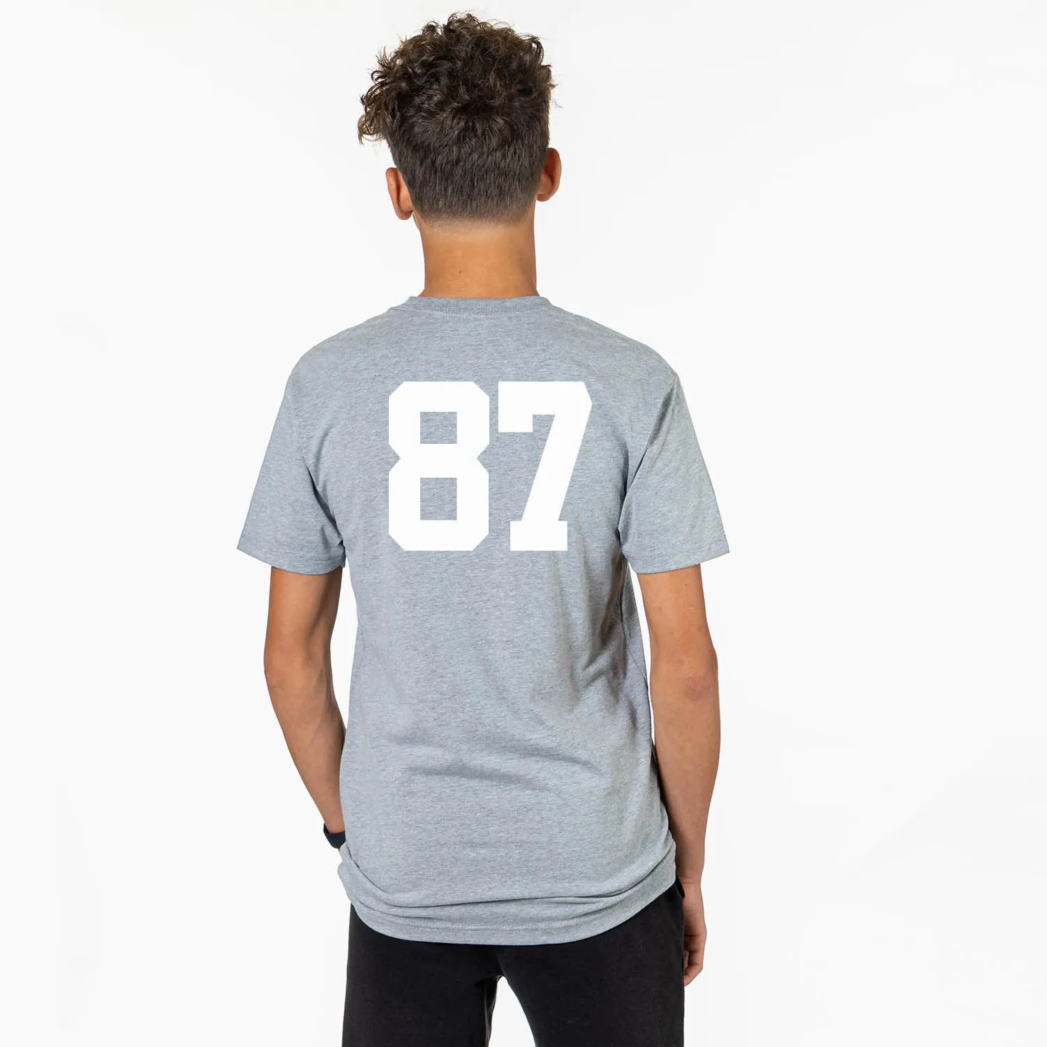 Hockey Short Sleeve T-Shirt - American Flag 