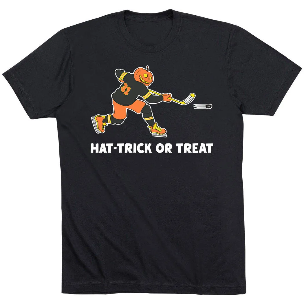 Hockey Short Sleeve T-Shirt - Hat-Trick or Treat 