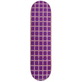 Hockey Skateboards Plaid Purple Deck 8.5