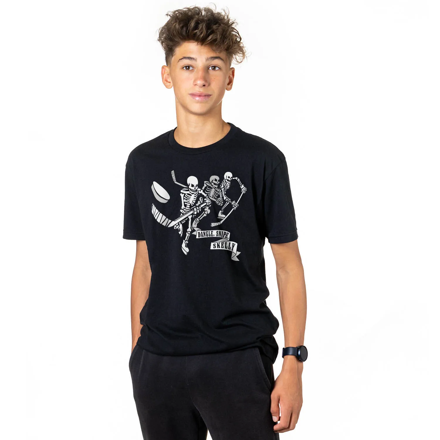 Hockey T-Shirt Short Sleeve - Dangle Snipe Skelly 