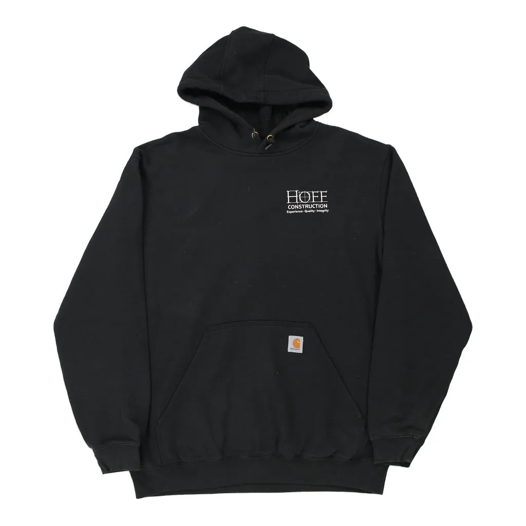 Hoff Construction Carhartt Hoodie - Large Black Cotton Blend