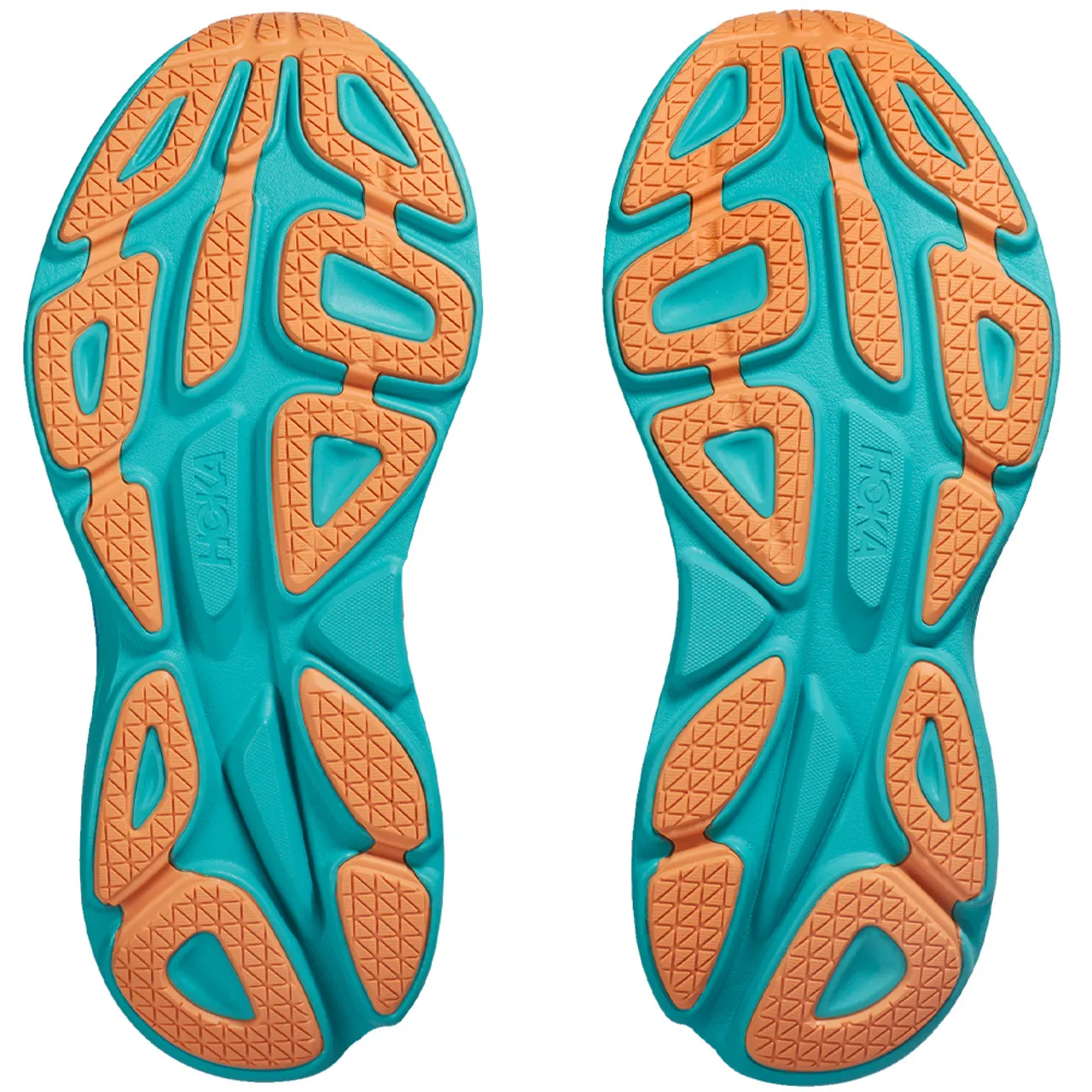 HOKA ONE ONE Men's Bondi 8 - Ice Flow / Bit of Blue (Medium Width)