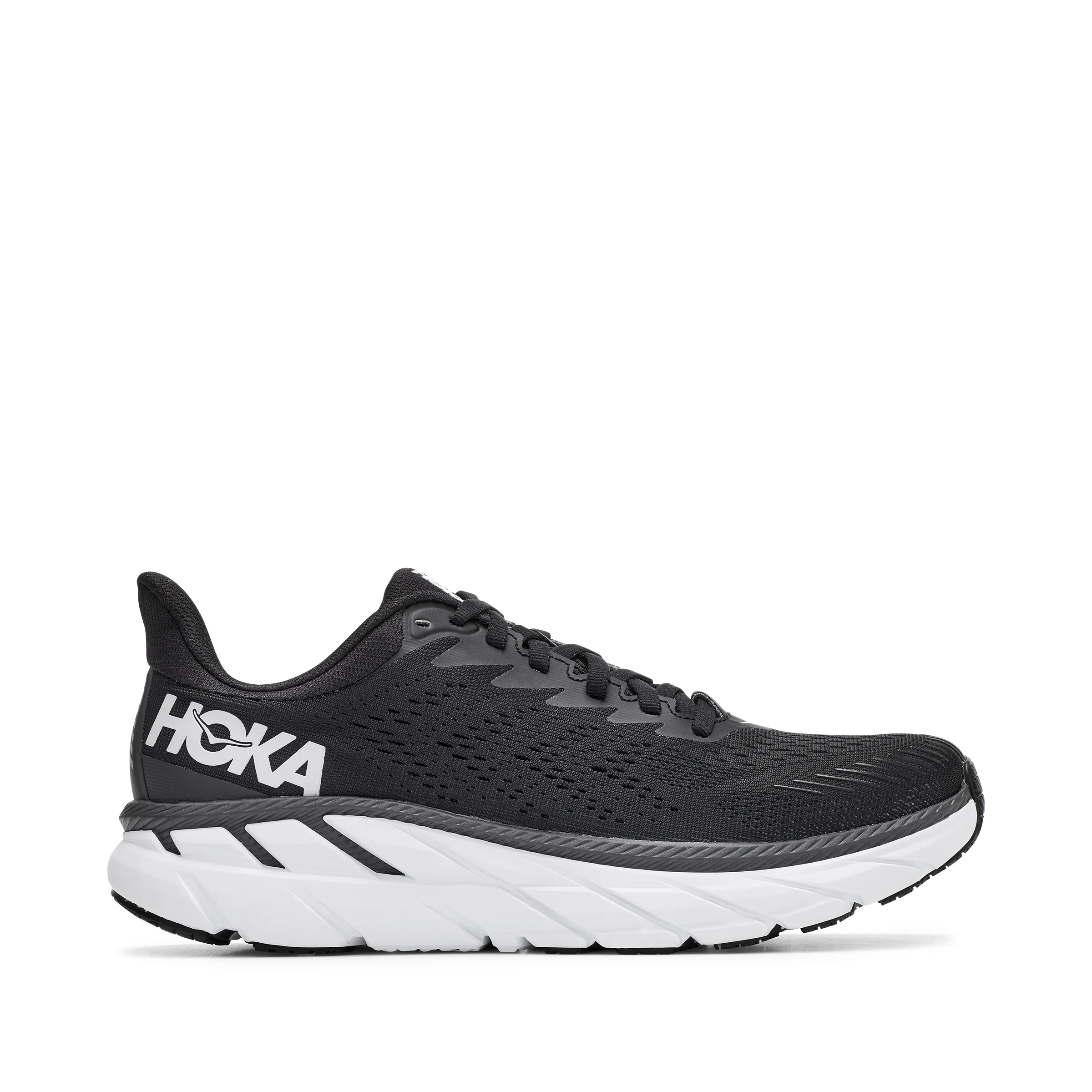Hoka Womens Clifton 7- Black/White