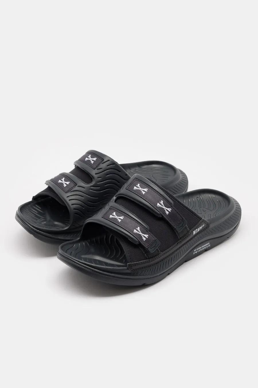 HOKA WTAPS Ora Luxe Sandal in Jet Black/White