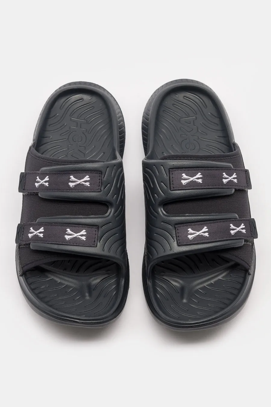 HOKA WTAPS Ora Luxe Sandal in Jet Black/White