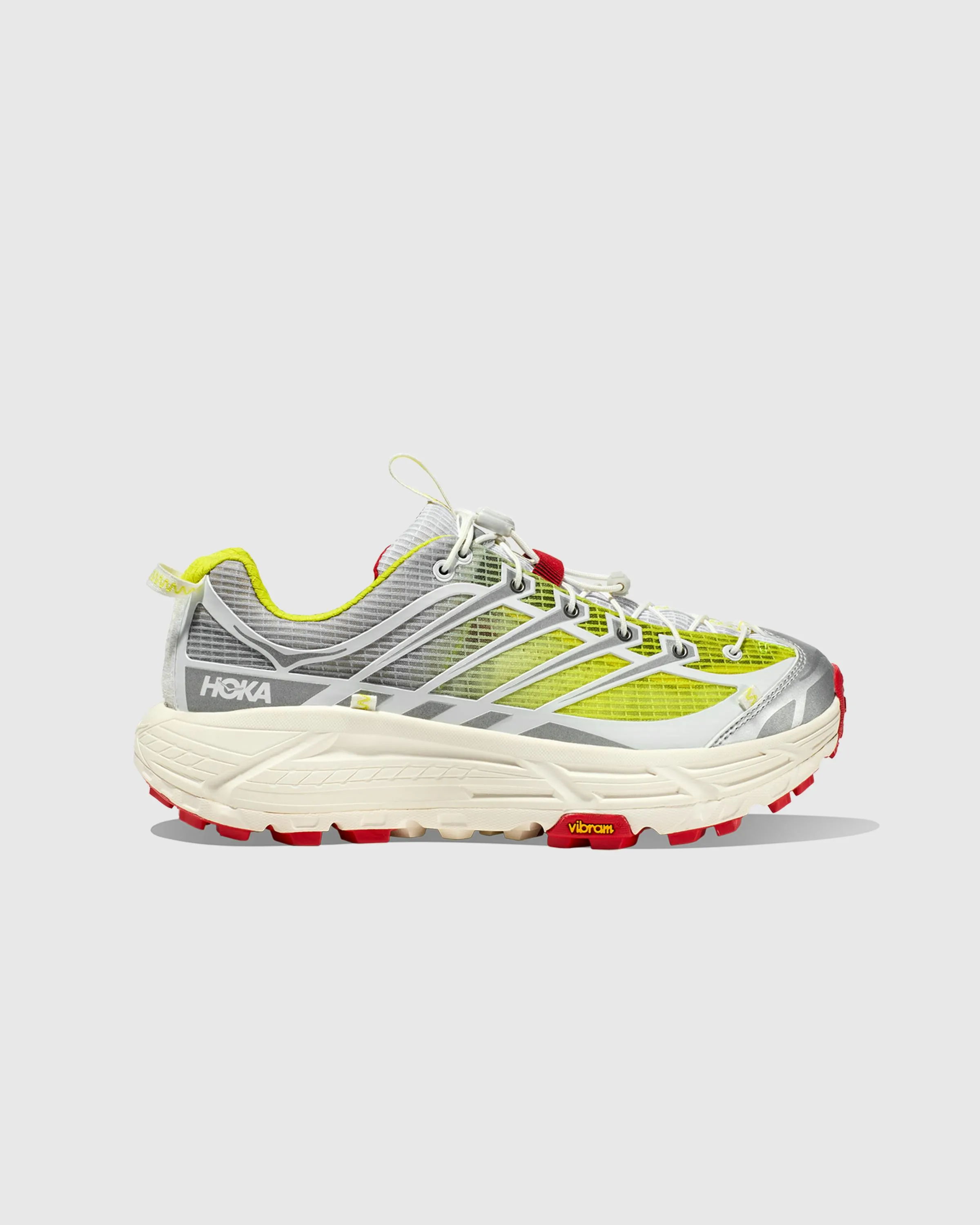 HOKA x Nicole McLaughlin – Mafate Three2 White/ Neon Yellow | Highsnobiety Shop