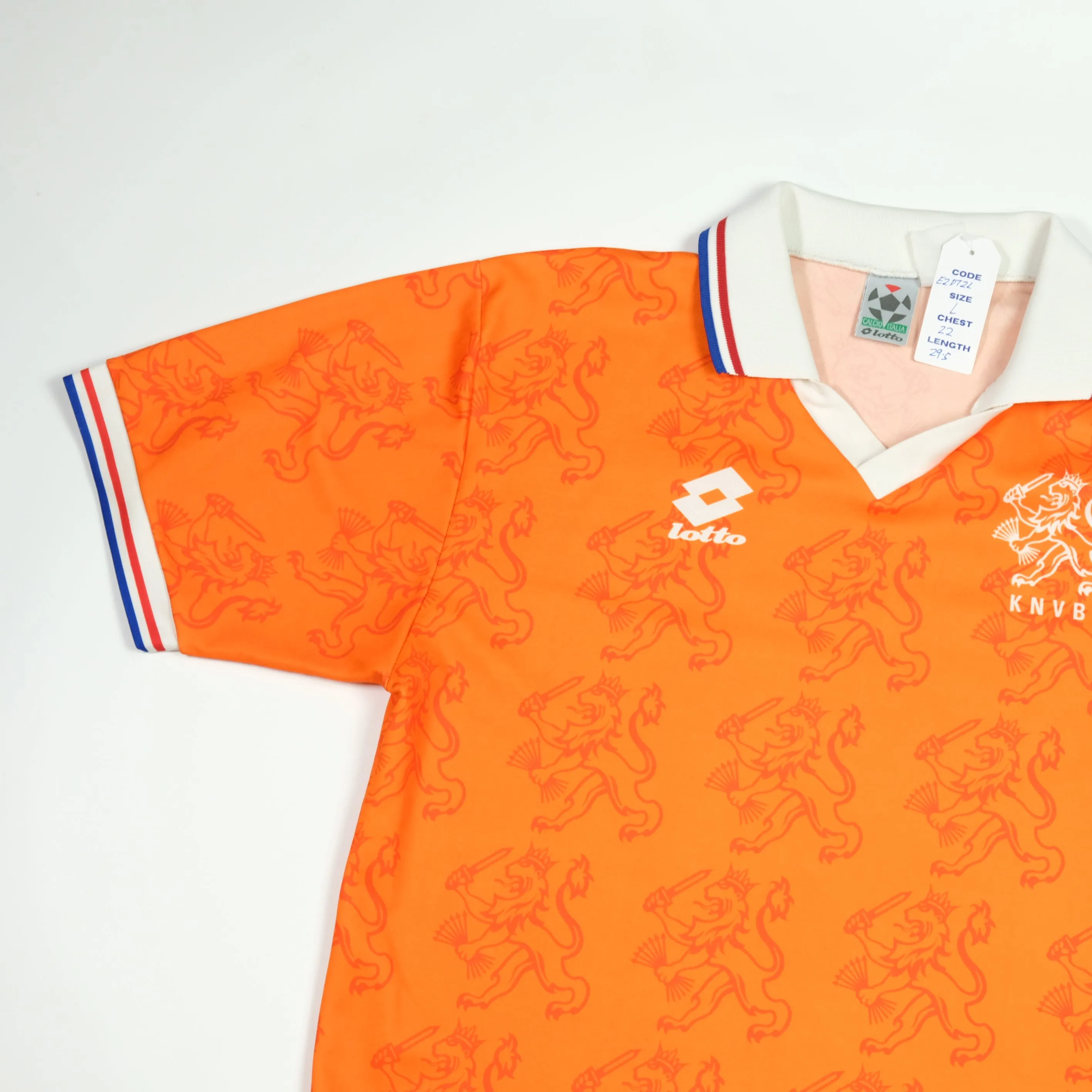 Holland / Netherlands 1994/1995 Original Home Football Shirt Lotto Large