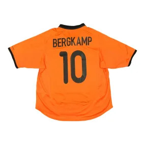 Holland/Netherlands Bergkamp Nike 2000/2002 Original Home Football Shirt Medium