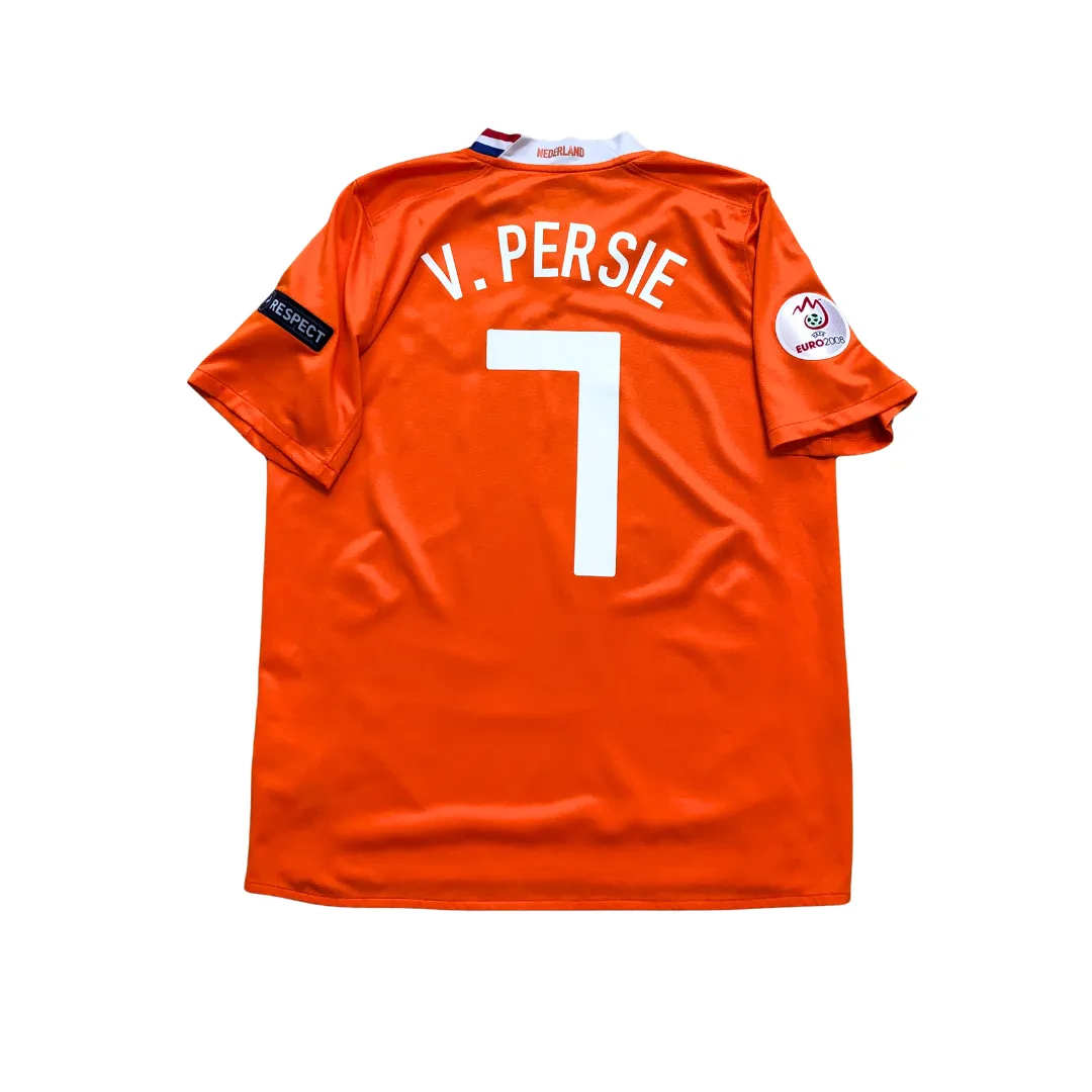 Holland/Netherlands Van Persie 7 Original Home Football Shirt 2008/2010 Nike Large