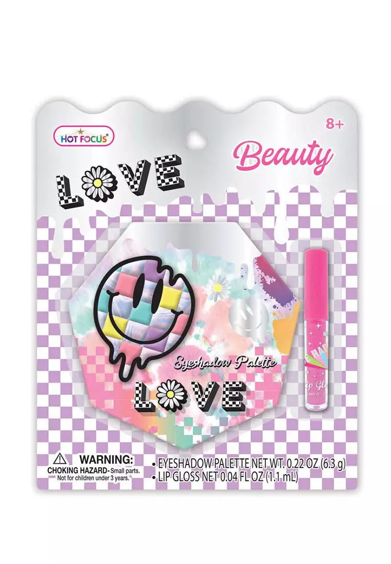 Hot Focus Hot Focus Love Beauty Cool Vibes Washable Non Toxic Eyeshadow Makeup Cosmetics for Girl Fashion 085CV