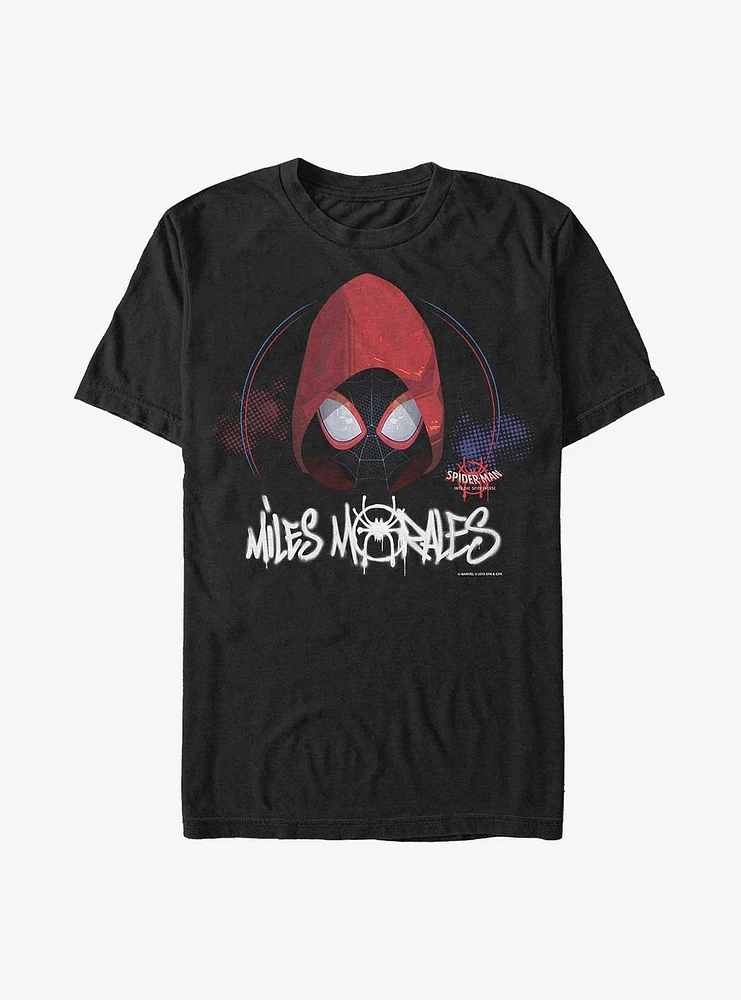 Hot Topic Extra Soft Marvel Spider-Man Hooded Miles T-Shirt